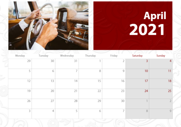 Calendar Dynamic A4 Horizontal - Image 2