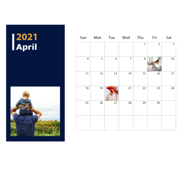 Calendar 30x20