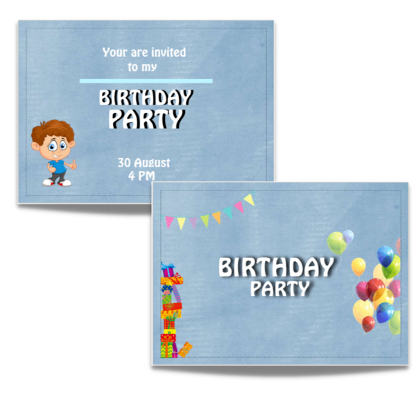 Invitation card - Boy - I2