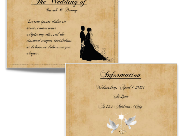 Invitation card - Wedding -I4