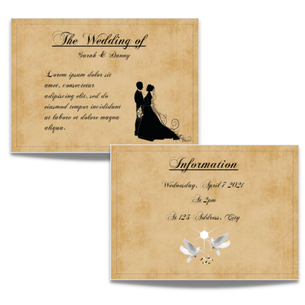 Invitation card - Wedding -I4