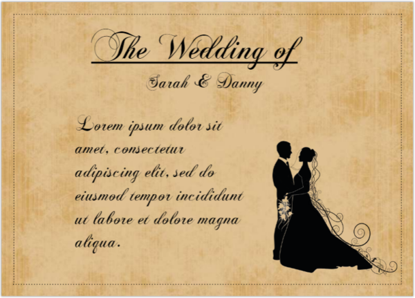 Invitation card - Wedding -I4 - Image 2